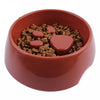 Paw Print Slow Feeder Bowl