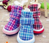 Plaid Pet Shoes