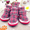 Plaid Pet Shoes