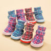 Plaid Pet Shoes