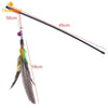 Feather Teaser Wand Plastic Toy